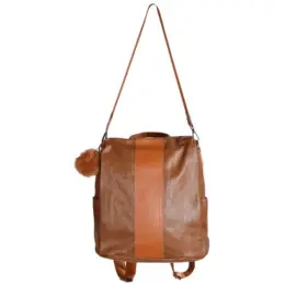 Allure Anti-Theft Handbag Brown Hanging
